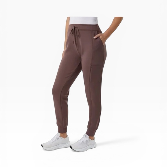 32 Degrees Women's brown pink Drawstring JOGGER WITH ZIPPERED SIDE POCKET size M - Picture 14 of 15